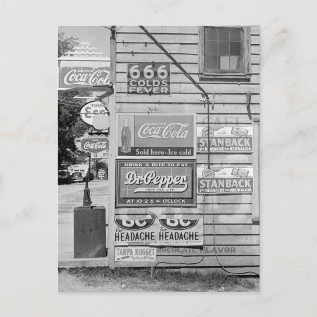 Tecken på ett allmänt arkiv, 1938 vykort (Framsida)