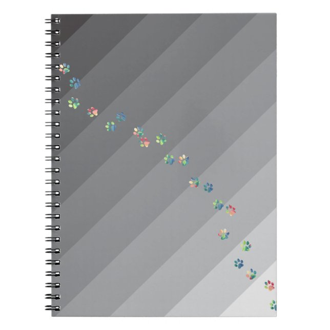 Tecken på konstnärligt sällskapsdjur anteckningsbok (Framsidan)