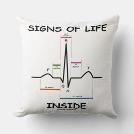 Tecken på liv inom EMT Läkemedelspuls Humor Kudde
