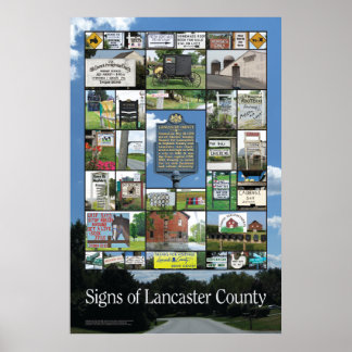 Tecken på Poster i Lancaster County