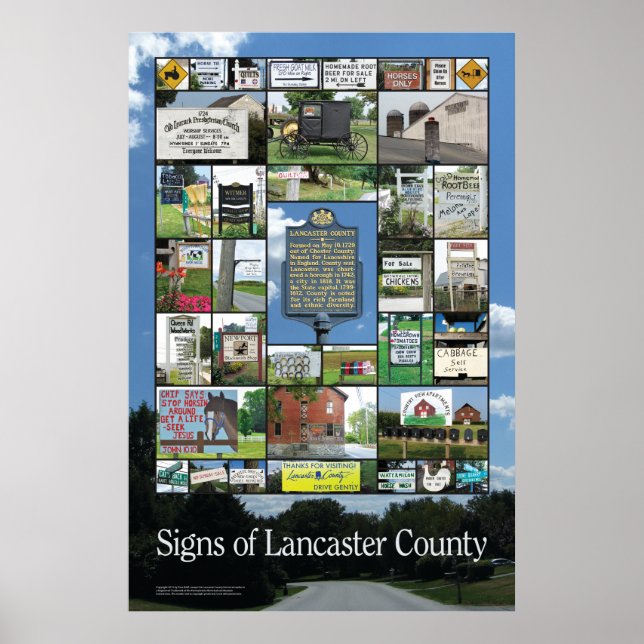 Tecken på Poster i Lancaster County (Framsidan)