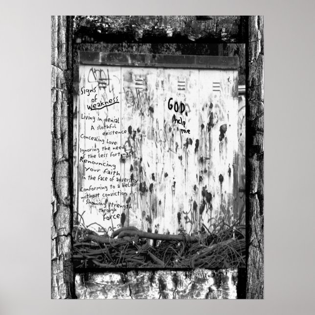 Tecken på svaghet poster (Framsidan)