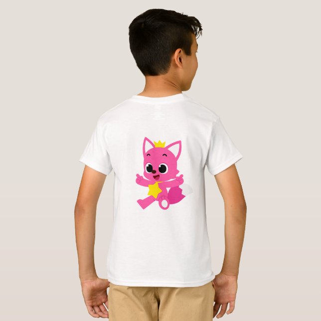 Tecken T-Shirt, Cute Design Boys eller Girls Shirt T Shirt (Hel baksida)