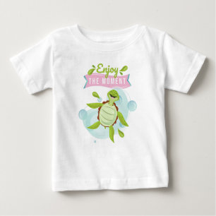 Tecken Turtle Lycklig njoy Life T Shirt