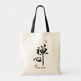 Tecken Zen Heart Tygkasse