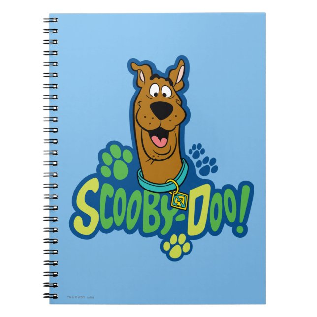 Teckenbrickan Scooby-Doo Paw för utskrift Anteckningsbok (Framsidan)