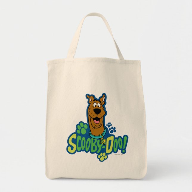 Teckenbrickan Scooby-Doo Paw för utskrift Tygkasse (Framsidan)