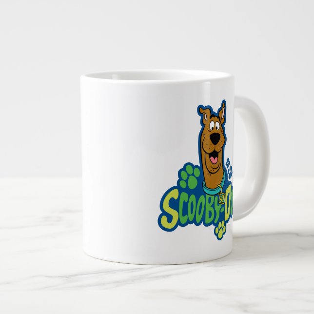 Teckenbrickan Scooby-Doo Paw Skriv ut Jumbo Mugg (Framsida höger)
