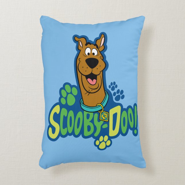 Teckenbrickan Scooby-Doo Paw Skriv ut Prydnadskudde (Framsidan(Vertikal))