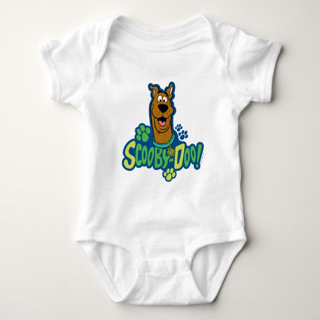 Teckenbrickan Scooby-Doo Paw Skriv ut Tee (Framsida)