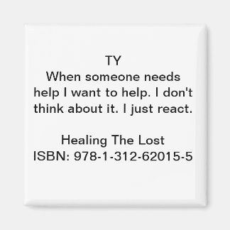 Teckencitat från "Lagra Borttappaden" Magnet