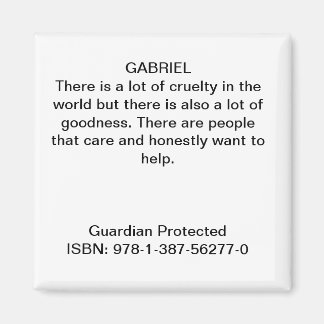 Teckencitat från "Skyddad av väktare" Magnet