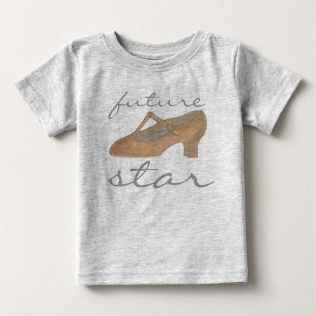 Teckendansarens framtida teaterskor för STAR-tecke Tee Shirt (Framsida)