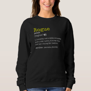 Teckendefinition för RPG-tecken för otillåten klas T Shirt