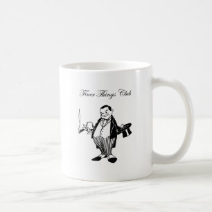 Teckenformat för Finer Sak-Klubb Kaffemugg