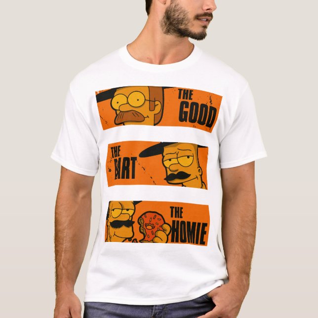 Teckengrafik T-Shirt (Framsida)