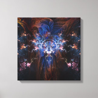 Teckenguide på omsluten arbetsyta 16 x 16 canvastryck