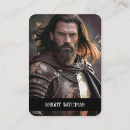 Teckenhandelskort för fortitude Cosplay QR Kod Visitkort