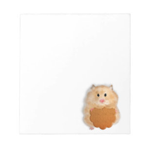 Teckenillustration för funny Hamster Anteckningsblock