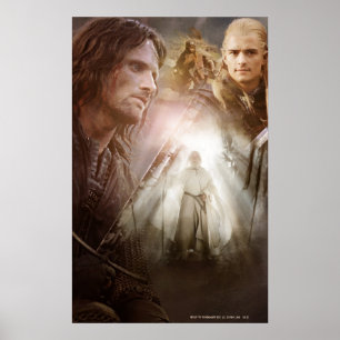 Teckenkollage Poster