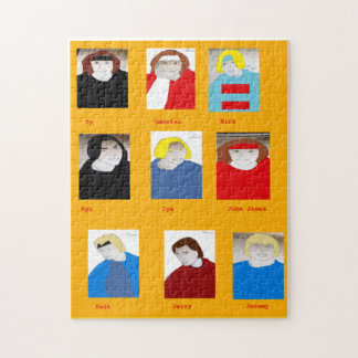 Teckenkollage Teckning Pussel