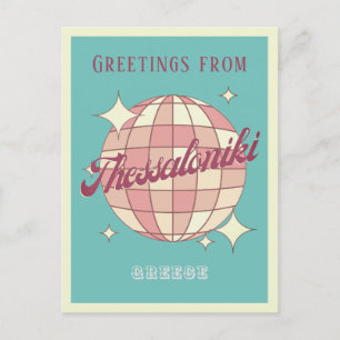 Teckenkort för Greklands reseåtersändandekort för Vykort