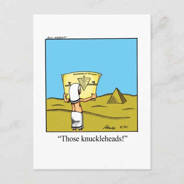 Teckenkort för Humor Vykort (Framsida)