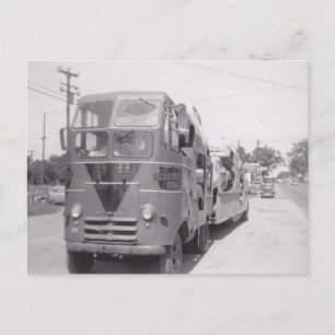 Teckenkort för OTR-personbilar 1951 Tidigt 5-bilsk Vykort