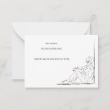 Teckenkort för psykisk hälsomedvetenhet