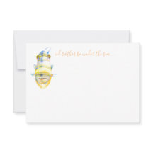 Teckenkort för tropisk fiskstation i vattenfärg