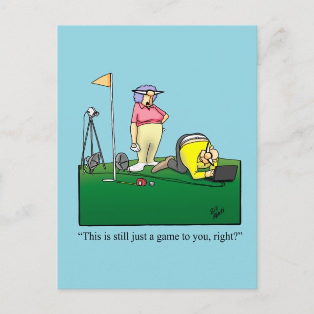 Teckenkort "Spectickles" för Pension Humor Vykort (Framsida)