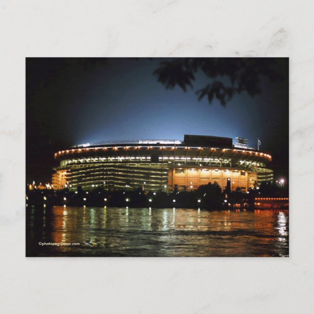 Teckenkort tre Rivers Stadium Pittsburgh Vykort (Framsida)