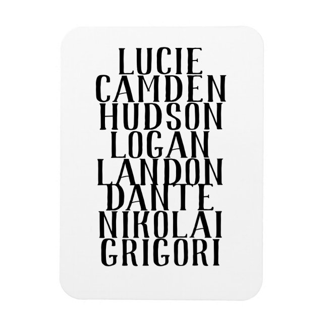 Teckenmagneter för bästa Önskemål Magnet (Vertikal)