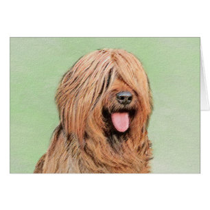 Teckenmålning - Styrka originalbild av Hund Hälsningskort
