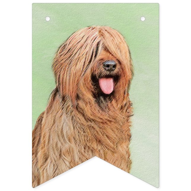 Teckenmålning - Styrka originalbild av Hund Vimplar (Första flaggan)