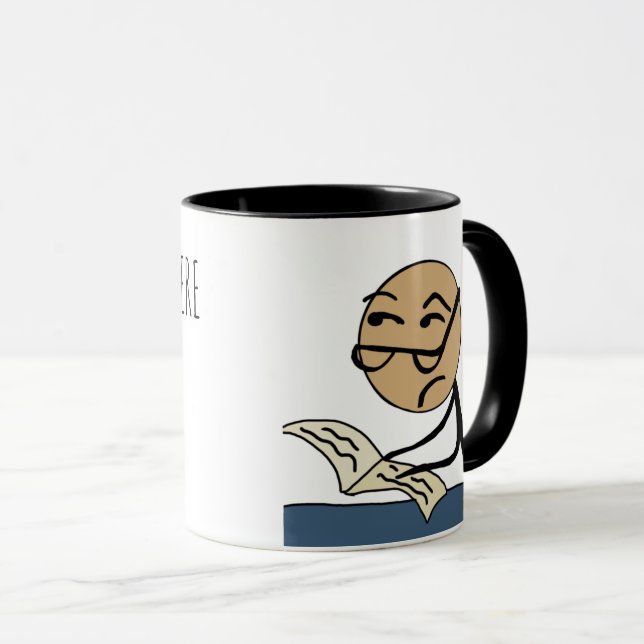 TECKENREDIGERBART MUGG (Framsida höger)