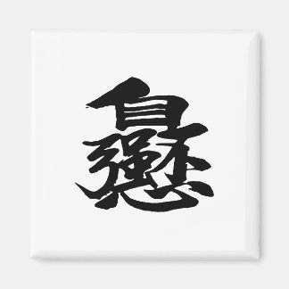 Teckenruta för kinesiska Ord-tecken Magnet