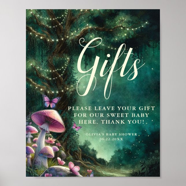 Teckenskåda för svampsvampar med skrynklingsskylt poster (Framsidan)