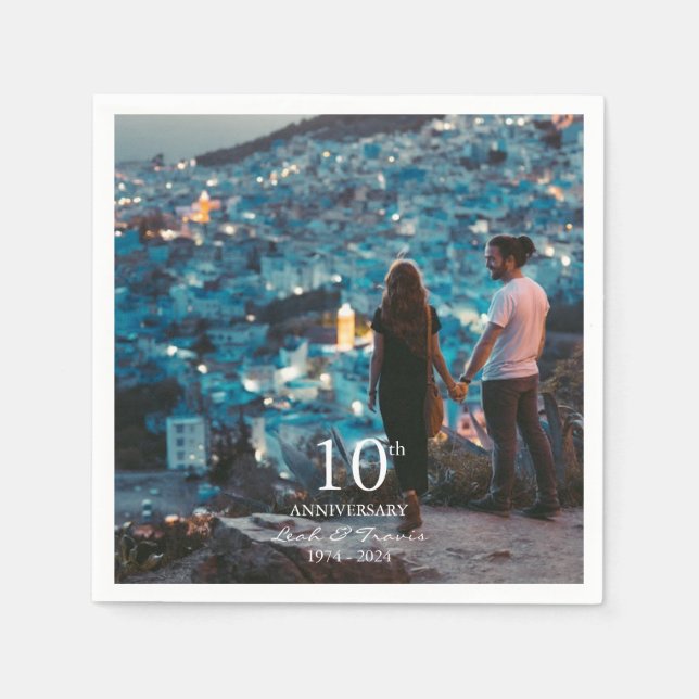 Teckensnitt för anpassningsbar med bröllop-chic, å pappersservett (Framsidan)