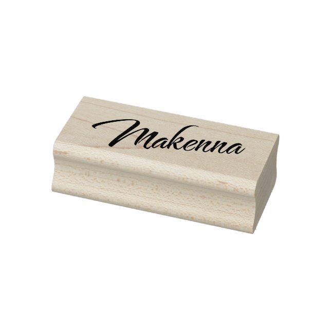 Teckensnitt för kursivt dekorativt skript i Makenn Stämpel (Stämpel)