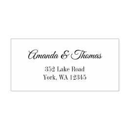 Teckensnitt för snyggt av elegant självfärgande stämpel