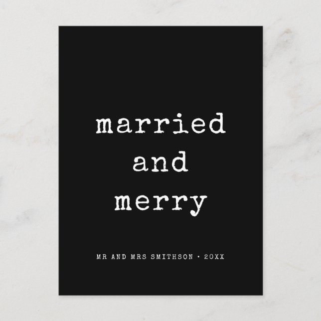 Teckensnitt för tryckt eller merry-minimalistisk s vykort (Framsida)