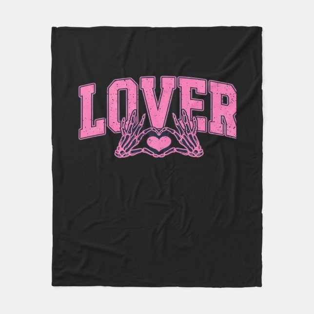 Teckensnitt med Händer Classic Fleecefilt (Framsidan)