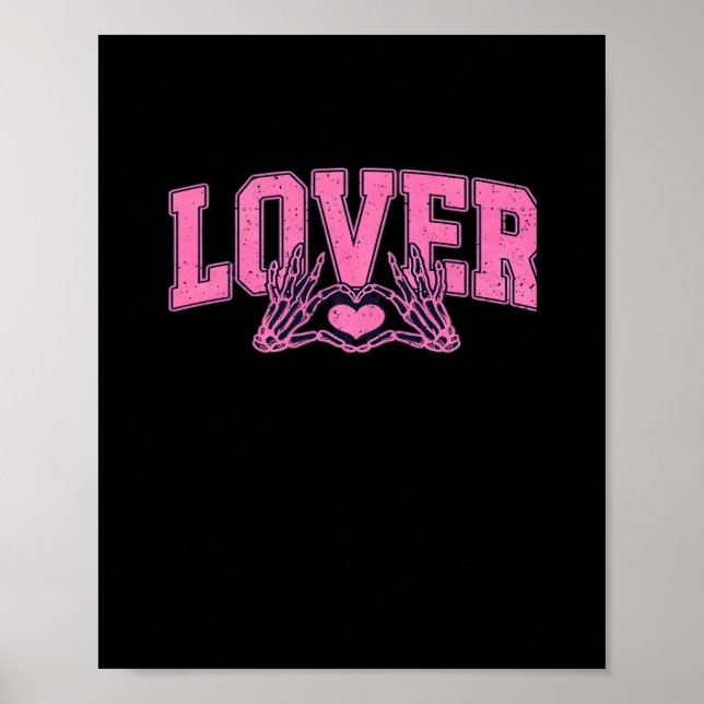 Teckensnitt med Händer Classic Poster (Framsidan)