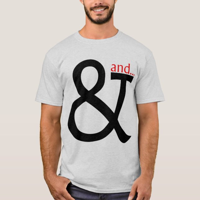 Teckensnittscookery Tee Shirt (Framsida)