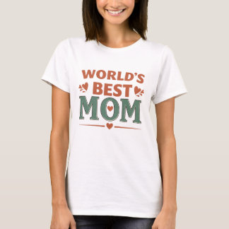 Teckensnittsgrafik i världens bästa Mamma-logotyp T Shirt