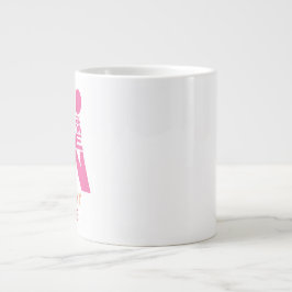 Teckensnittsikon för män och kvinnor jumbo mugg