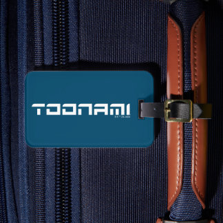 TeckensnittsLogotyp för Futuristiska av Toonami Bagagebricka