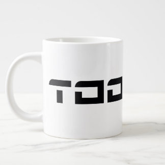 TeckensnittsLogotyp för Futuristiska av Toonami Jumbo Mugg