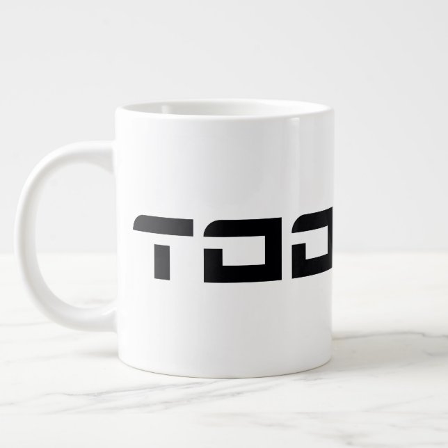 TeckensnittsLogotyp för Futuristiska av Toonami Jumbo Mugg (Vänster)